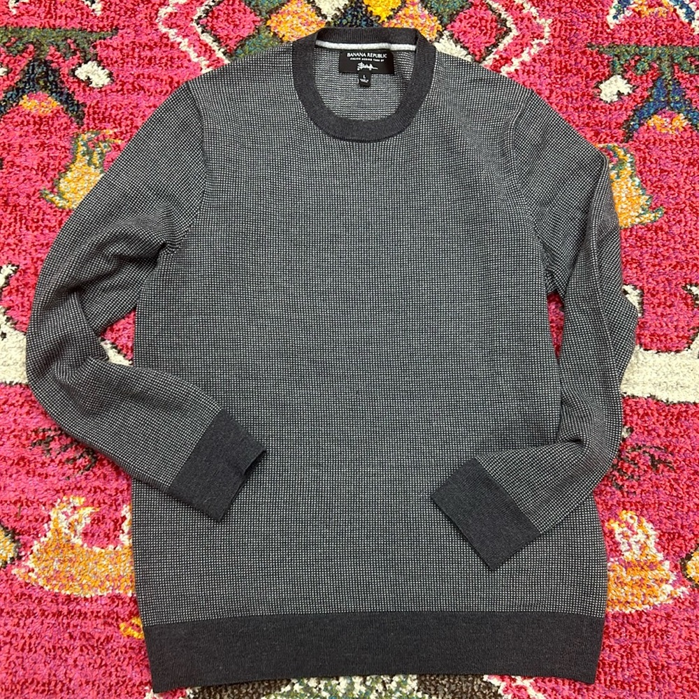100% BR Merino wool sweater - L